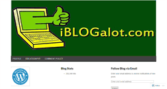 Desktop Screenshot of iblogalot.com